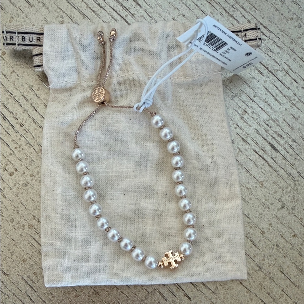 Tory Burch pearl slider bracelet